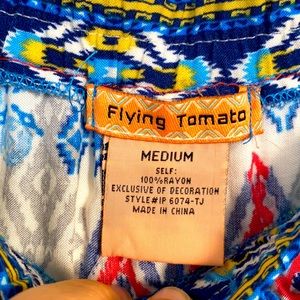 Flying Tomato Long Boho Beach 🏖 Pants Medium
